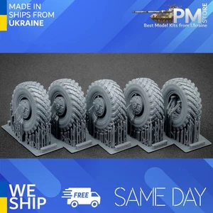 ScaleX WM-35015 1/35 GAZ Tiger V1 Ordinary wheel set for Meng - Picture 1 of 3