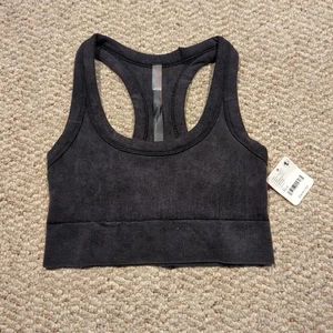 Free People Movement Go To BH XS/S Washed Schwarz Gym Yoga Aktiv Athleisure - Bild 1 von 7