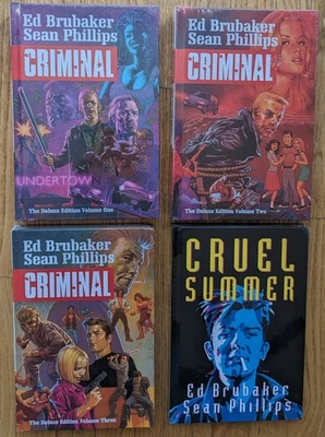 Cruel Summer + Criminal: The Deluxe Edition 卷 1 2 3 1-3 批量 HC 全新未拆封 — 第 1/4 张图片