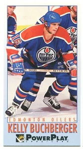 1993-94 Fleer PowerPlay #340 Kelly Buchberger Edmonton Oilers - Bild 1 von 2