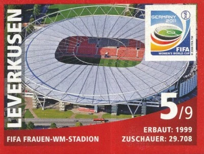05 FRAUEN WN STADION LEVERKUSEN # EXTRA CARD REWE WOMEN WORLD CUP GERMANY 2011 - Photo 1/2