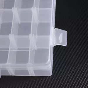 36 Compartment Small Organizer Storage Plastic Box Craft Nail Art Fuse Beads - Picture 1 of 12