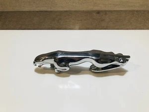 VTG 6" JAGUAR Leaper Leaping Hood Ornament Chrome Cat W/Base (Blemished) - Bild 1 von 9