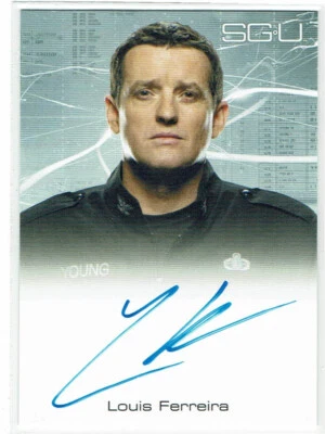 Stargate Universe Season 2 Autograph Card Louis Ferreira as Everett Young - Image 1 of 3