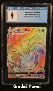 Pokemon Rebel Clash Malamar VMAX CGC 9 Full Art Holo (9322) 198/192 - Bild 1 von 2
