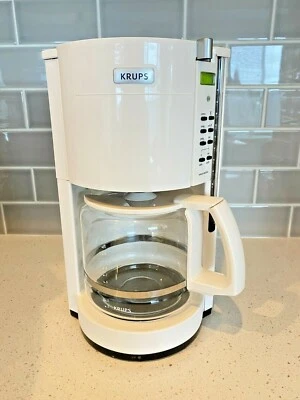 Krups Sensor Electronic 12 Cup Coffee Maker Type 453 Tested & Working Foto 1 de 4
