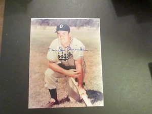 Duke Snider Brooklyn Dodgers Replica 8 x 10 Autographed Photo - Picture 1 of 1