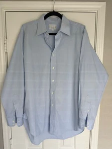 Dunhill men's dress shirt, light blue, size 16, made in England formal shirt - Picture 1 of 6