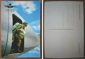 Cartolina SCUOLA MILITARE DI PARACADUTISMO - VISTA LANCIO "..FUORI!" - Anni '80 - Imagen 1 de 1