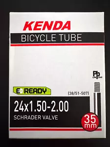 Kenda Bicycle Tube E-ready 24x1.50-2.00 Schrader Valve 35mm - Picture 1 of 1