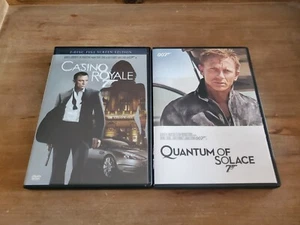 James Bond 007 2-Pack: Casino Royale/Quantum Of Solace - DVD Lot Daniel Craig VG - Picture 1 of 2