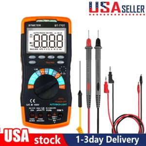 LCD Digital MULTIMETER Voltmeter Amperemeter Ohmmeter Volt AC DC Tester Leitungen Meter - Bild 1 von 13