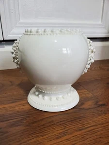 Antique Lotus Ware Persian Raised Filigreed Sides - Picture 1 of 18