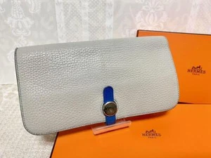 Cartera Larga HERMES Dogon Cuero Togo - Imagen 1 de 10