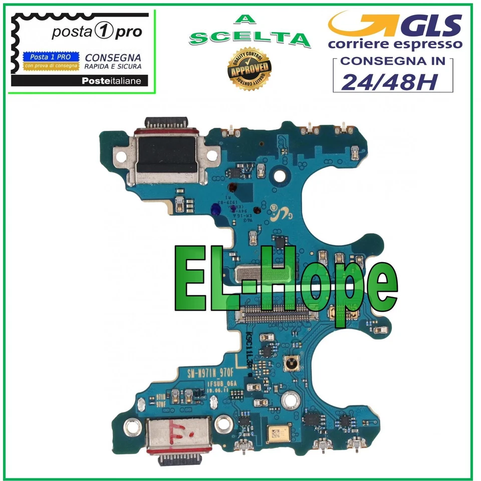 CONNETTORE DI CARICA SAMSUNG GALAXY NOTE 10 SM-N970 MICROFONO DOCK RICARICA - Immagine 1 di 1