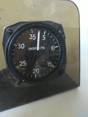 RARO y funcionando soviético URSS MIG caza jet barómetro СКОРОСТЬ. Original&Genuin Foto 1 de 4