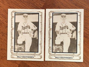 1981 Pacific (Cramer) Legends #17- Billy Southworth, Braves - 3 - HOF -Free Ship