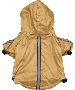 Reflecta-Sport Adjustable Reflective Pet Dog Coat Jacket Rainbreaker w/ Rem Hood - Picture 1 of 13