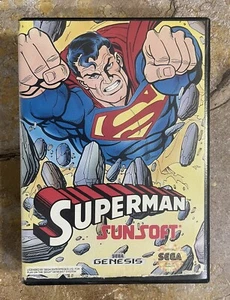Superman - Sega Genesis **CAJA AUTÉNTICA** - Imagen 1 de 7
