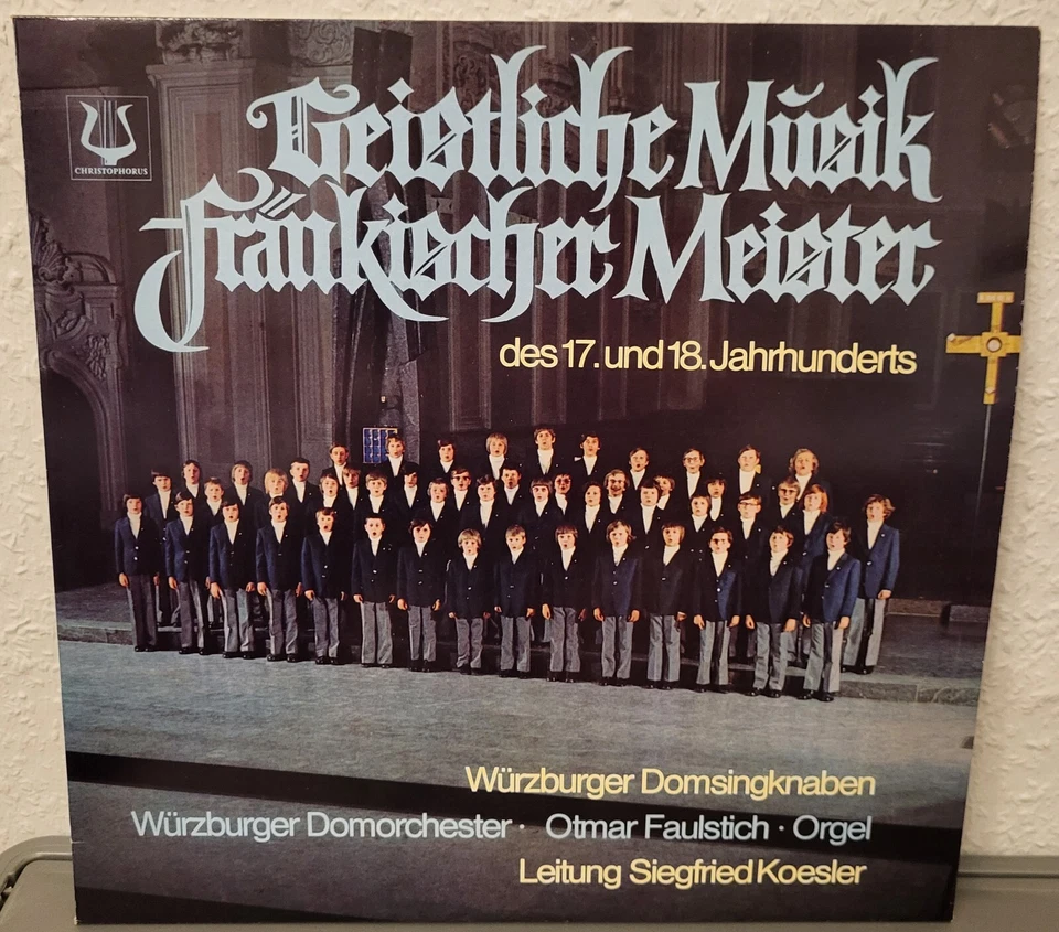 LP Würzburger Domsingknaben/Geistliche Musik Fränkischer Meister (VG/VG) - Bild 1 von 1