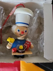 Steinbach Weihnachtsschmuck Bäcker blau gebraucht top - Bild 1 von 2