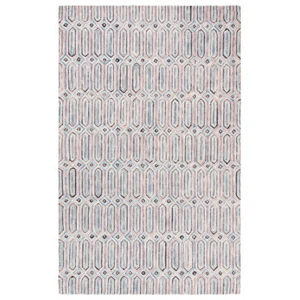 SAFAVIEH Micro-Loop MLP630U Handmade Pink / Grey Rug - Picture 1 of 15