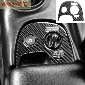 Carbon Fiber Lower Console Gear Shift Trim Kit For Chevrolet Corvette C5 98-2004 - Picture 1 of 9