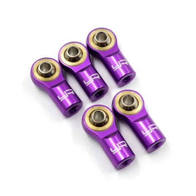 NEW Yeah Racing YA-0550PP Aluminum M3 Rod Ends 5pcs Purple - Image 1 of 2