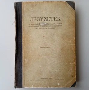 1942 Hungarian Railroad Engineering Book "A Magyar Kiralyi Allamvasutak" Train - Picture 1 of 18