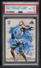 2015-16 Panini Court Kings Rookies II Karl-Anthony Towns #134 PSA 8 Rookie RC