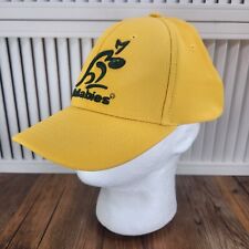 KooGa Wallabies Rugby Gear Hat Cap Strap Back Yellow Mens Aussie Sport National