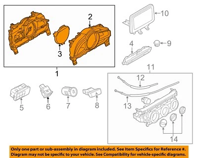 Used Speedometer Gauge fits: 2017 Toyota Yaris ia cluster MPH ID 83800-WB019 Gra - Image 1 of 4