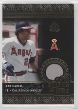 2007 SP Legendary Cuts A Stitch in Time Rod Carew #ST-RC HOF