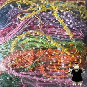 Boho Cord Bracciale Cavigliera Regolabile Spiaggia Gioielli, Fatto a Mano, Stile Bohemien Acc - Foto 1 di 22