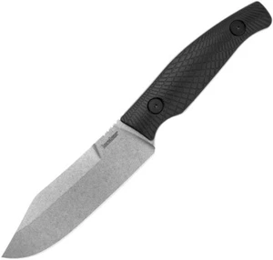 Kershaw Camp 5 Black GFN D2 Steel Clip Point Fixed Blade Knife w/ Sheath 1083 - Picture 1 of 2