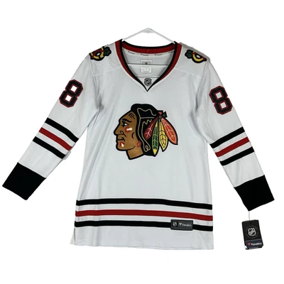Chicago Blackhawks NEW Patrick Kane #88 Jersey Womens Small White NHL Hockey NWT - Image 1 of 4