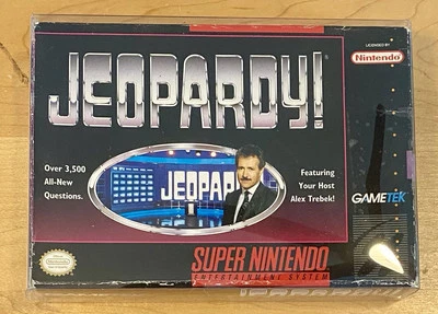 Jeopardy! (Super Nintendo Entertainment System) SNES CIB W/ Box, Cart & Manual - Image 1 of 4