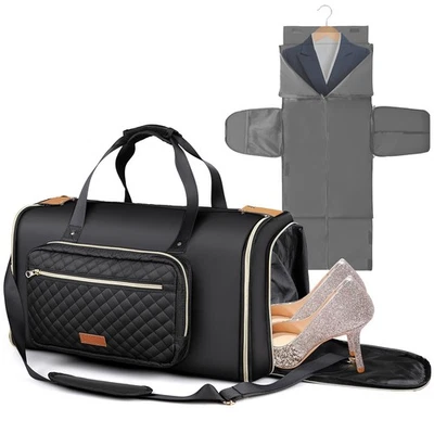 Bolsas de ropa para viajes para mujeres y hombres - 2 en 1 plegables de viaje sin arrugas... Foto 1 de 4