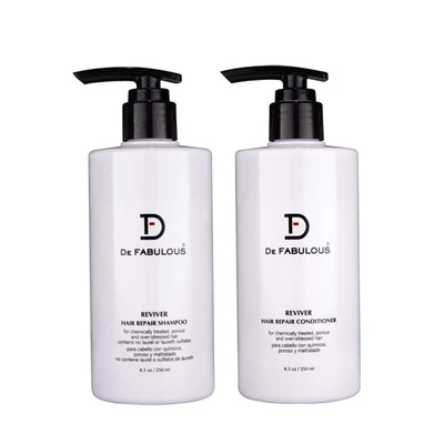 De Fabulous Reviver Hair Repair Shampoo & Conditioner 250ml (Combo Of 2) - Image 1 of 4