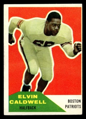 1960 Fleer #120 Elvin Caldwell Excellent Patriots  ID:445037 - Image 1 of 2
