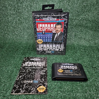 Jeopardy (1992) for the Sega Genesis  - CIB - Image 1 of 4