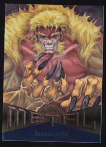 Sabretooth (#115) | 1995 Fleer Metal Marvel | EX - Picture 1 of 2