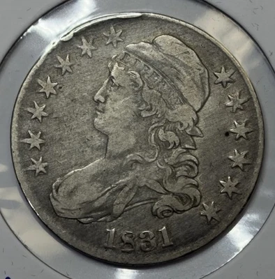 Medio dólar busto tapado 1831 50c ** XQKHX2509 Foto 1 de 3