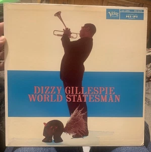 Dizzy Gillespie - World Statesman LP Verve MGV V-8174 - Clef Deepgroove EX / VG - Picture 1 of 6