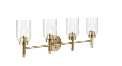 Iluminação interna Kichler 55186CPZ - Luminárias de banheiro - Imagem 1 de 4