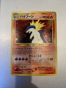 Pokémon TCG VTG Typhlosion 157 Neo Premium File Holo Neo Genesis Japanese - Picture 1 of 3