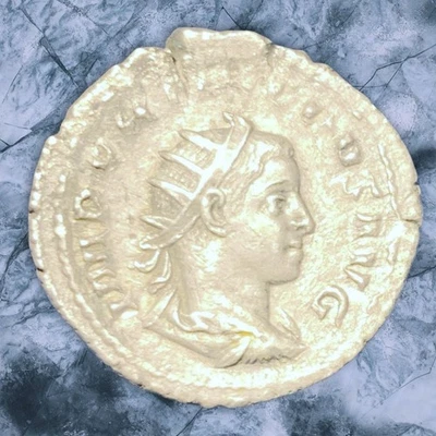 ⚠️ Roma FELIPE II 247 AD, AE Antoninianus, S2664, ¡Raro REV! VF ⚠️ Foto 1 de 4