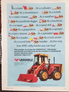 Vielseitiges 160 Allzweck Traktor Magazin Print Werbung - Bild 1 von 2