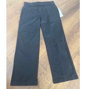 Athleta Metro Crop Kickflare Pull On Pants SPF 50+ Black Women Small Petite NWT - Picture 1 of 8