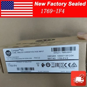 AB 1769-IF4 SER B CompactLogix 4-Ch Input Module New Factory Sealed - Picture 1 of 8
